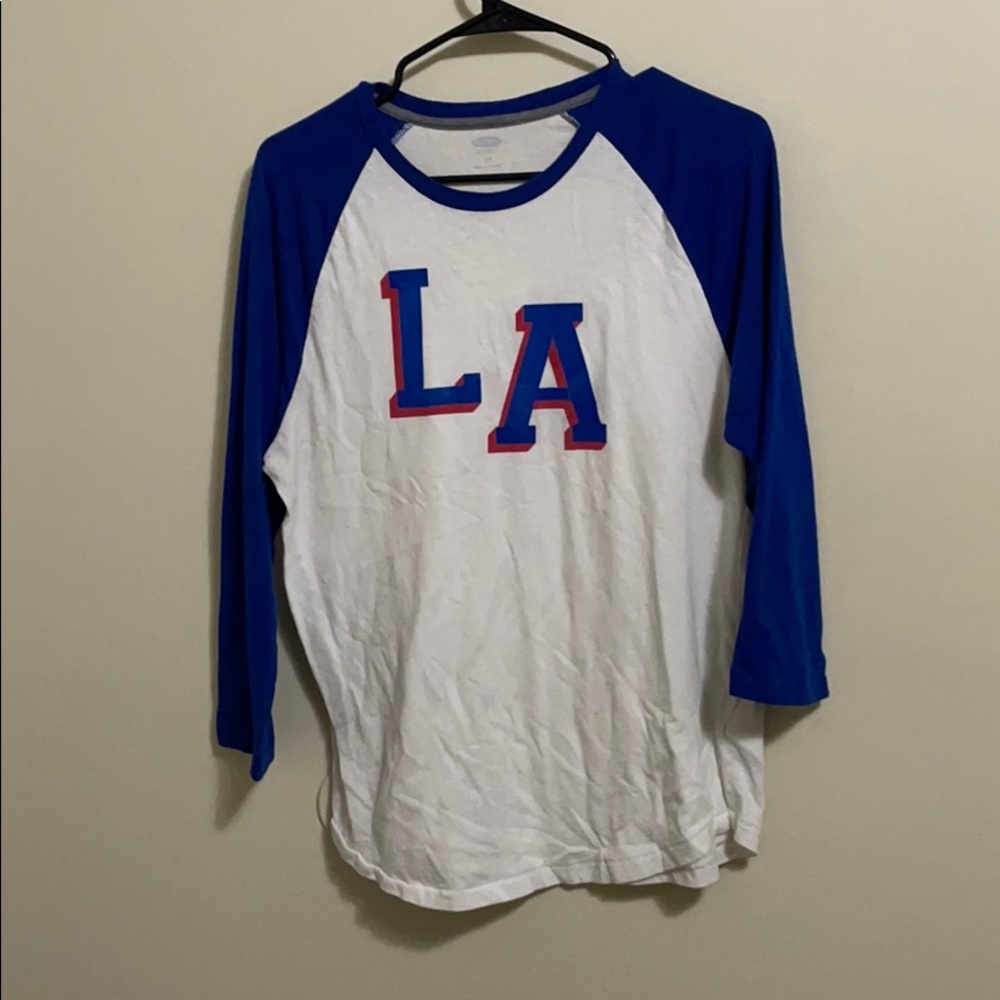 LA baseball tee